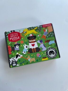 12 Piece Jigsaw Puzzle  Mudpuppy Dog Days Can You Spot?